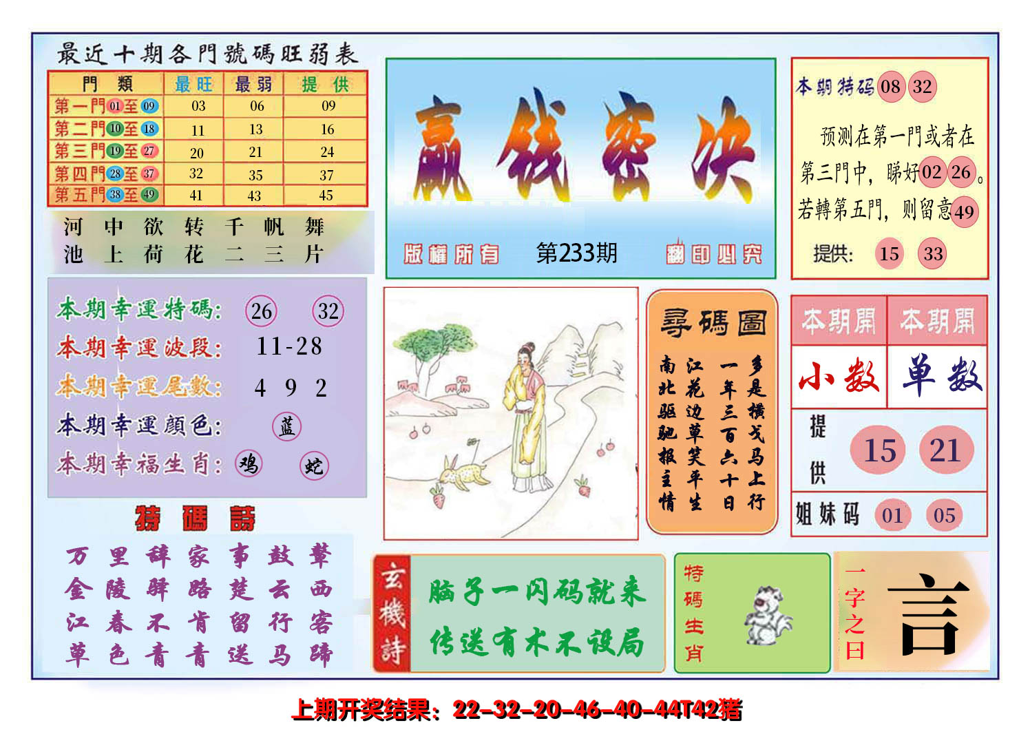 2024233期九龍赢钱密决(推荐)