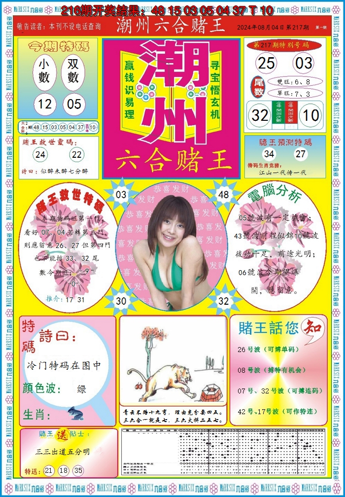 2024217期潮州六合赌王A