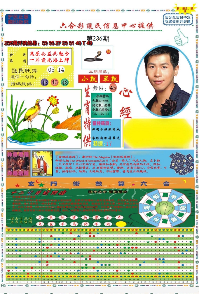 2024236期九龍心经A(推荐)