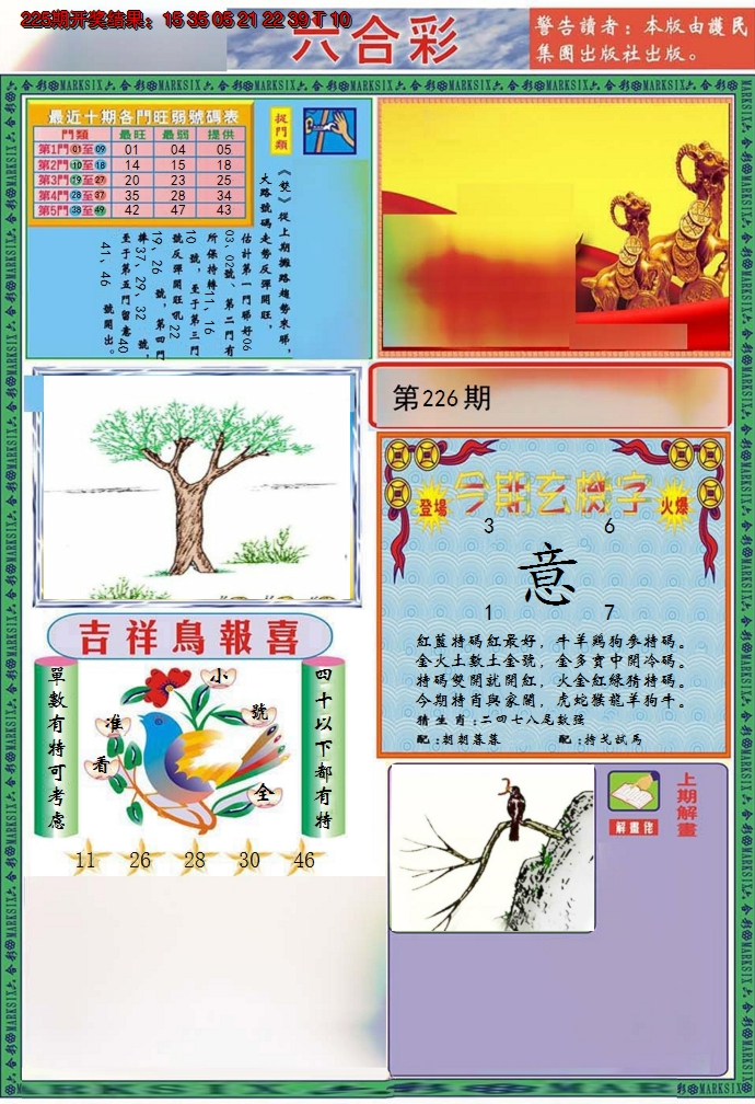 2024226期九龍2011A(推荐)
