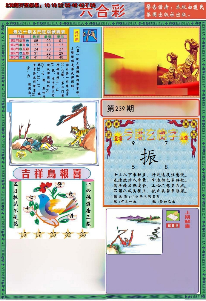 2024239期九龍2011A(推荐)