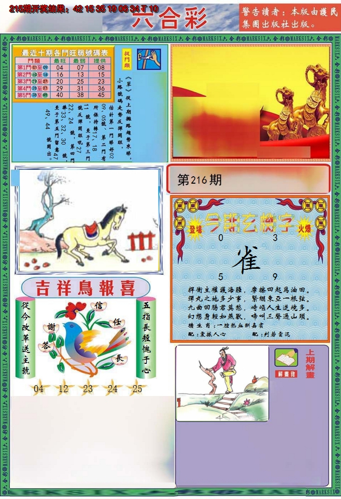 2024216期九龍2011A(推荐)