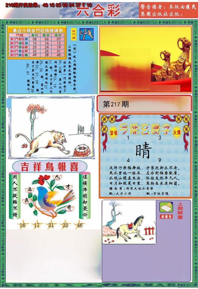 2024217期九龍2011A(推荐)