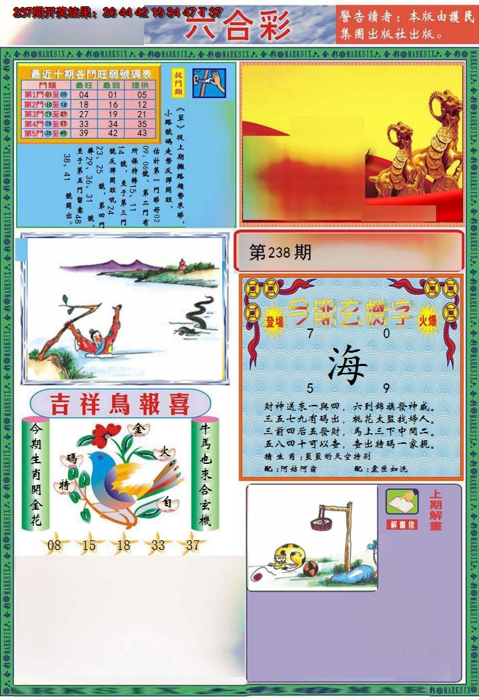 2024238期九龍2011A(推荐)