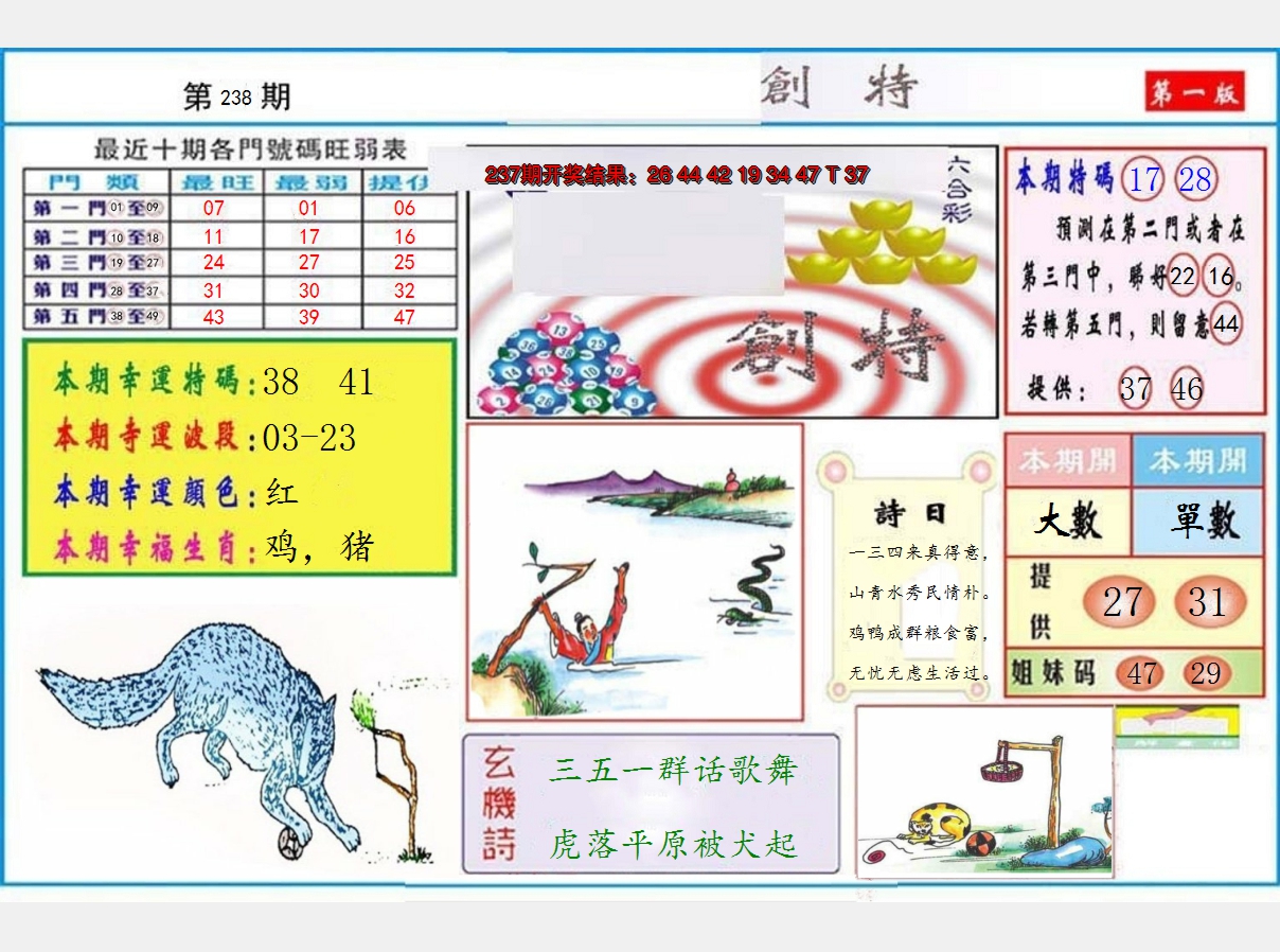 2024238期九龍创特A(推荐)