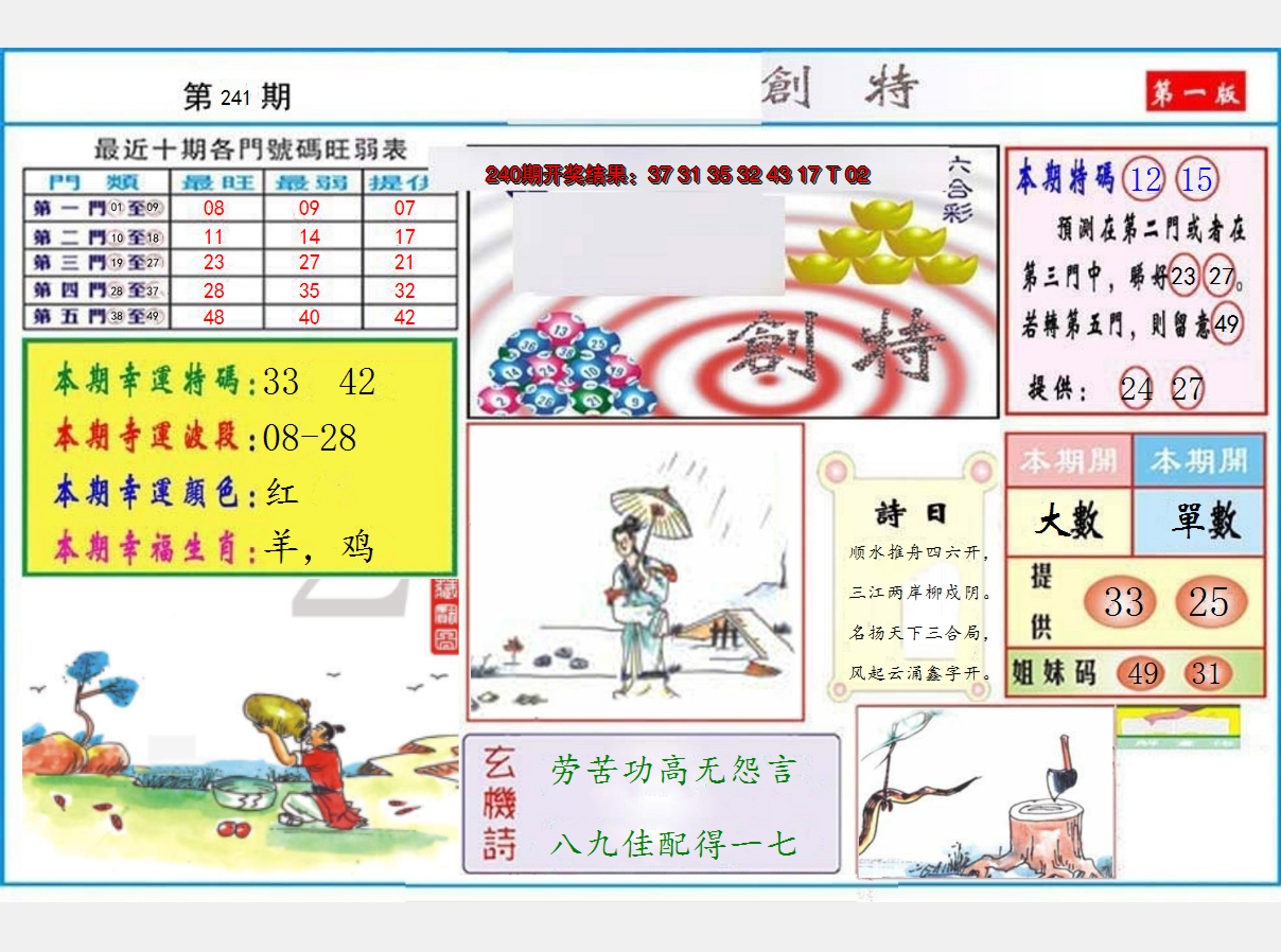 2024241期九龍创特A(推荐)