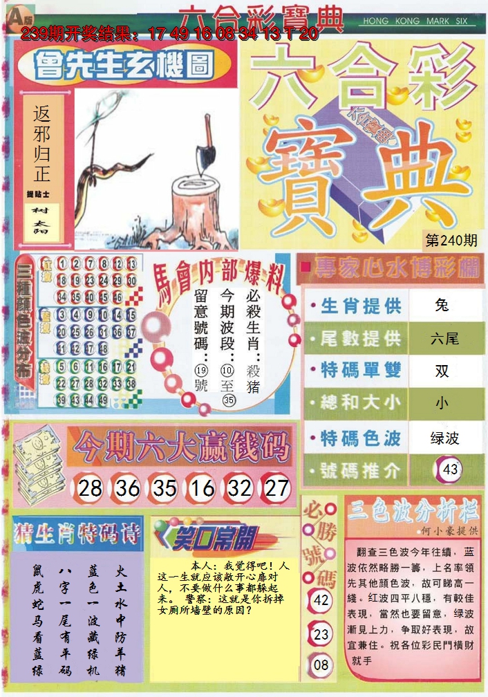 2024240期六合宝典A