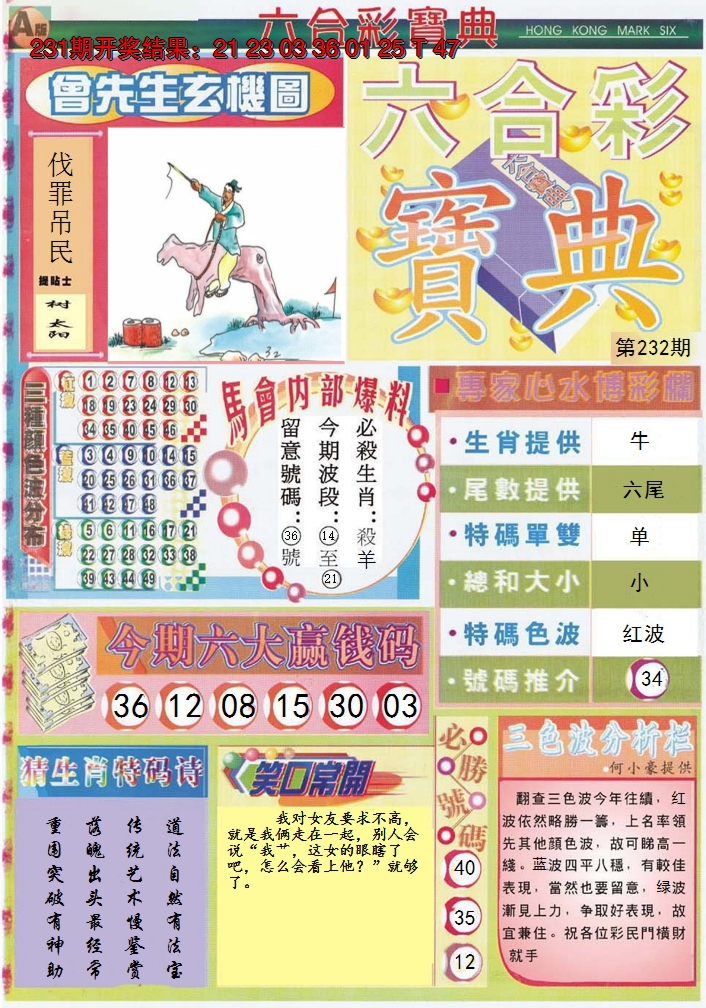 2024232期六合宝典A