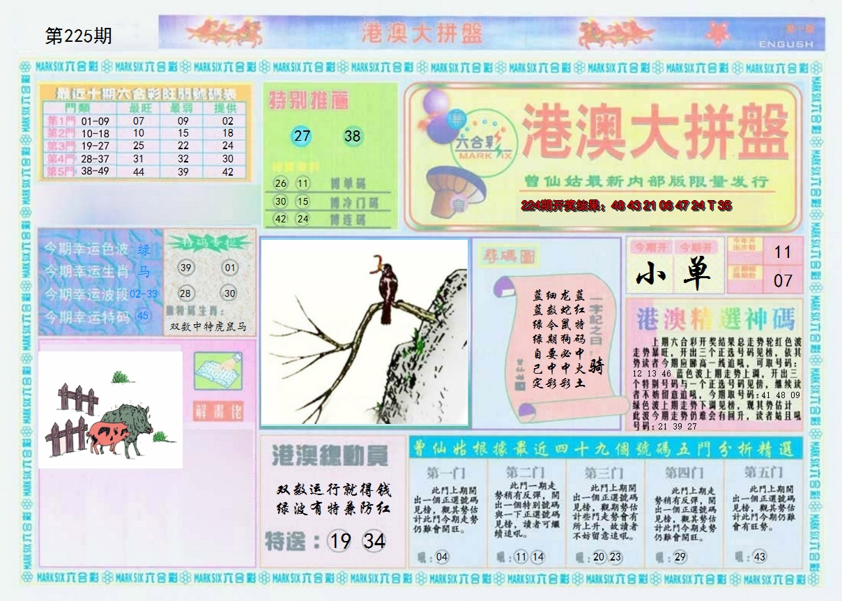 2024225期港澳大拼盘A