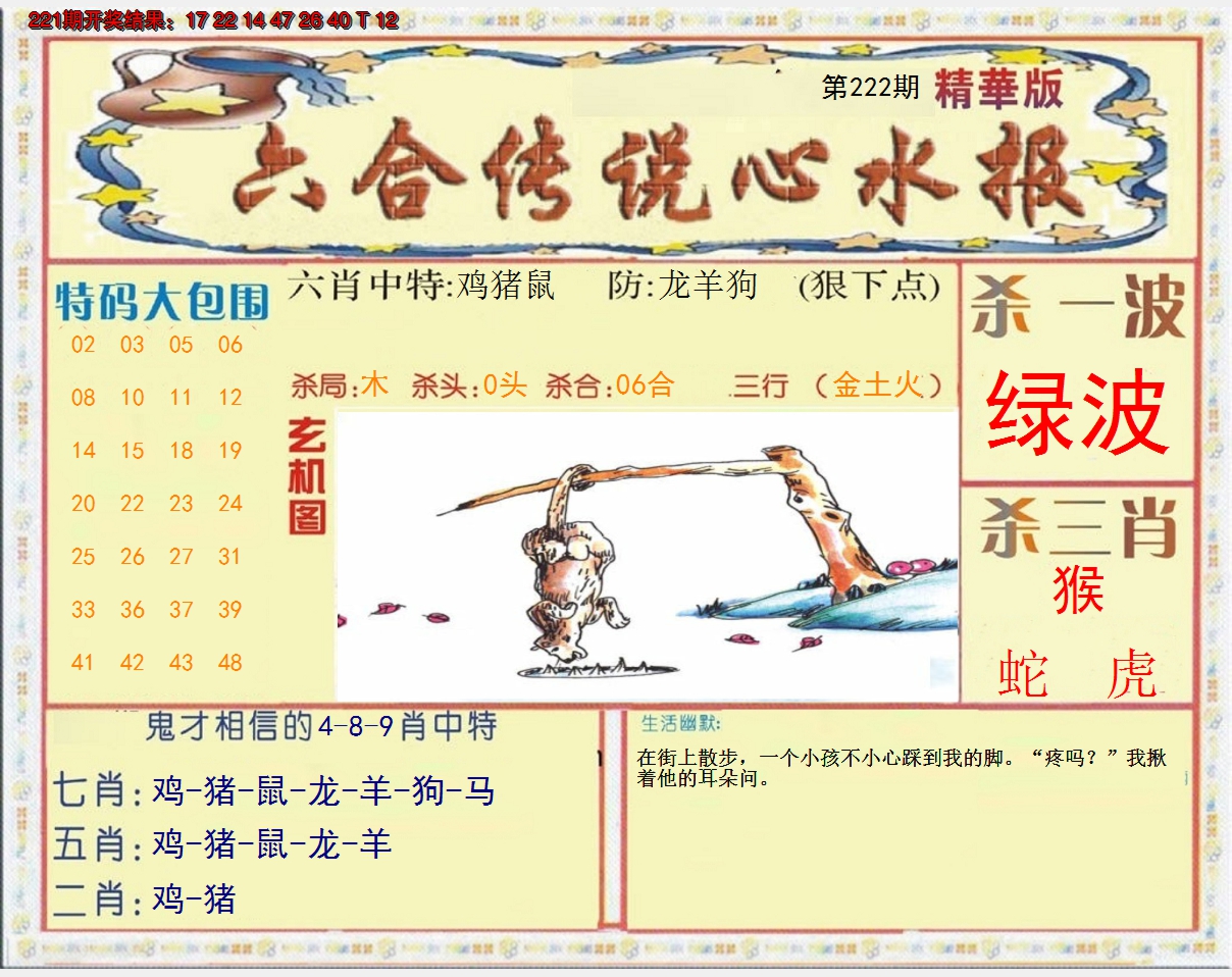 2024222期六合传说(心水版)