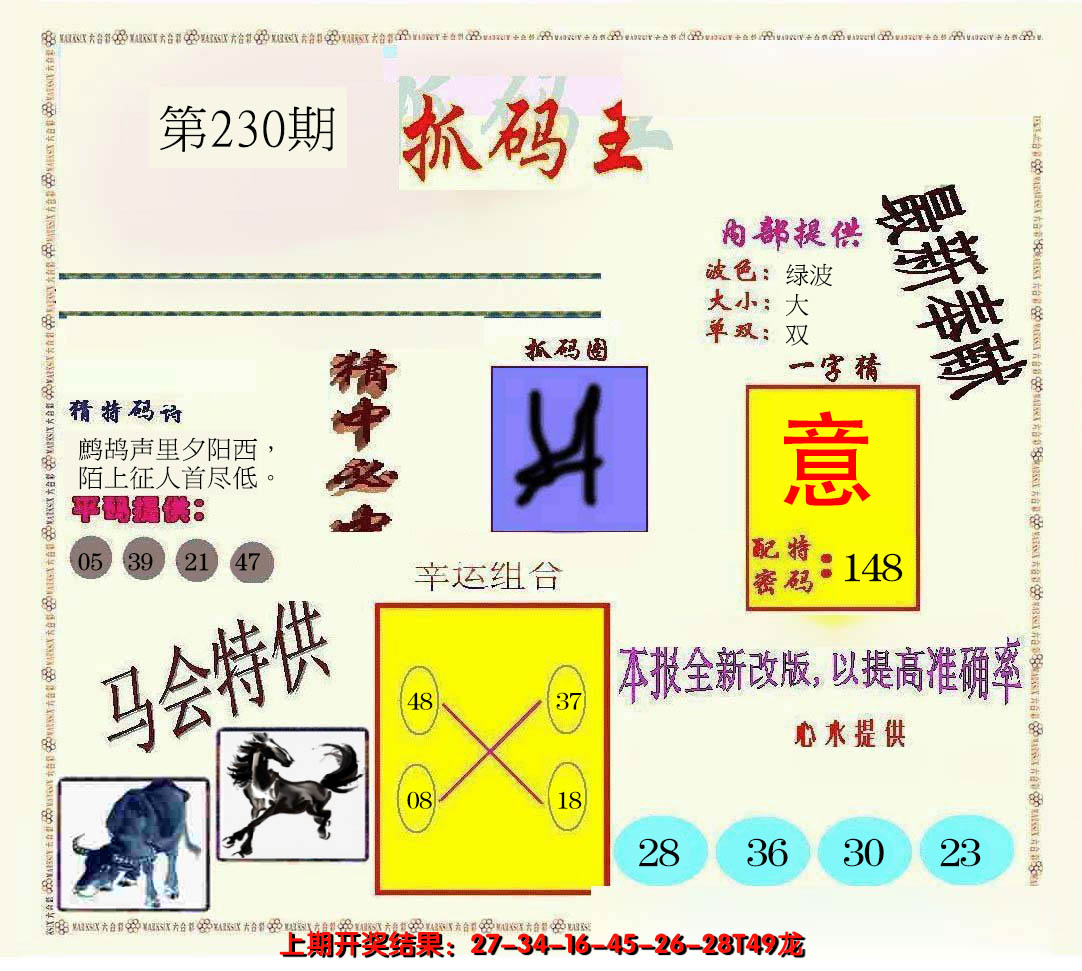 2024230期新抓码王