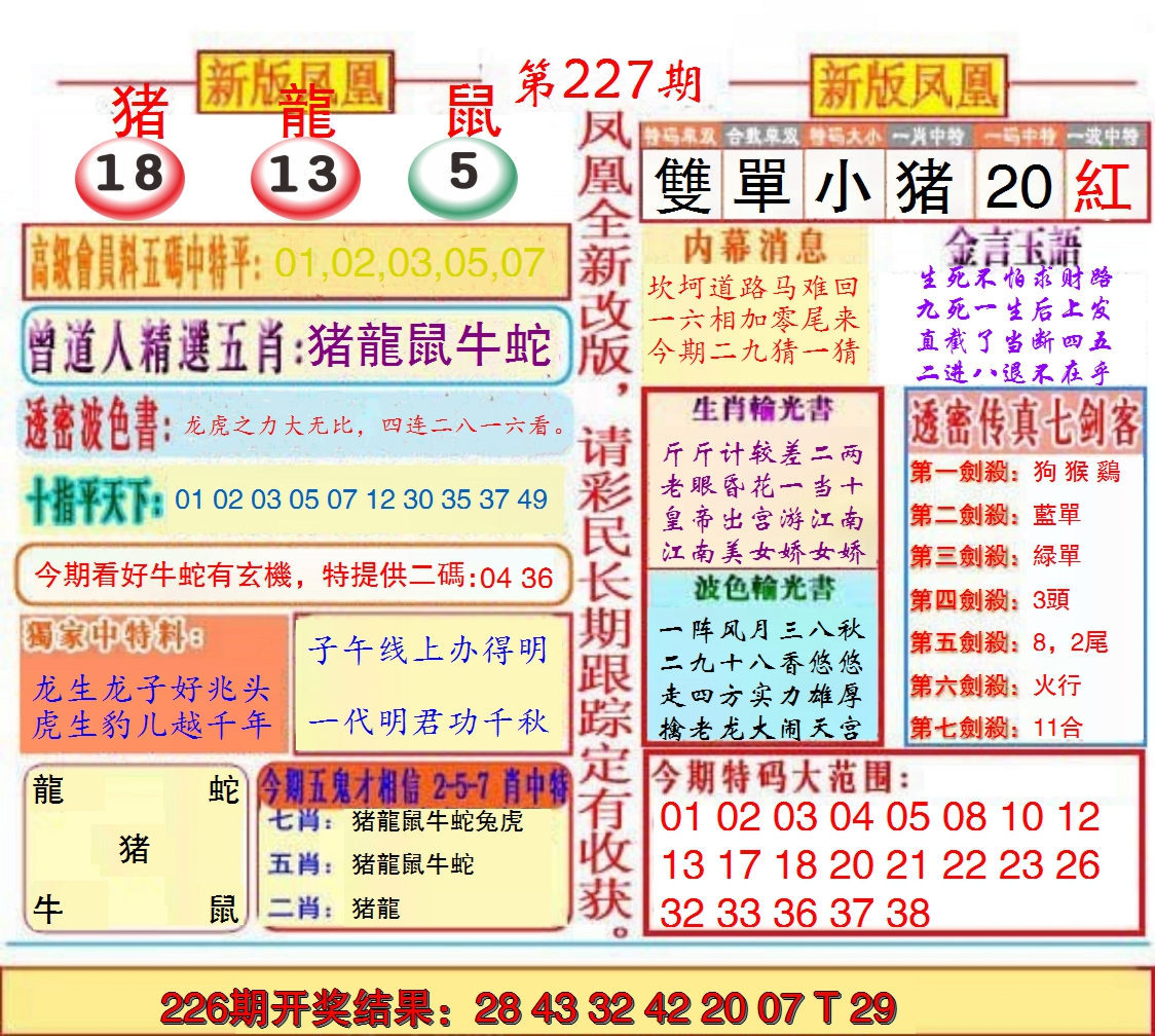 2024227期另二代凤凰报