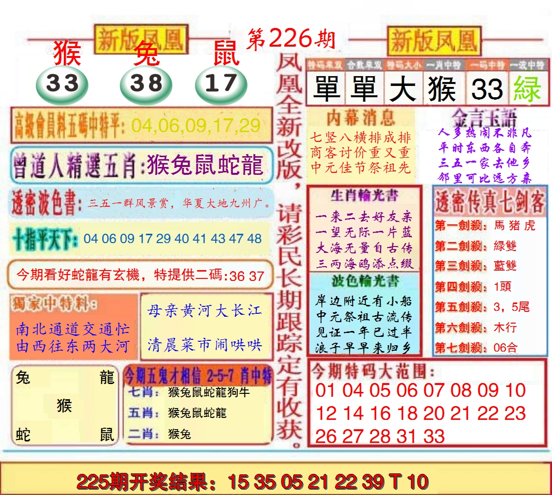 2024226期另二代凤凰报