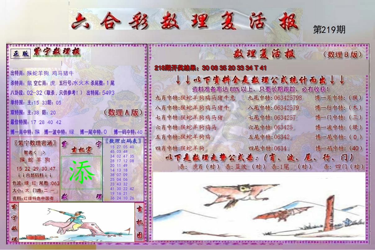 2024219期数理复活报