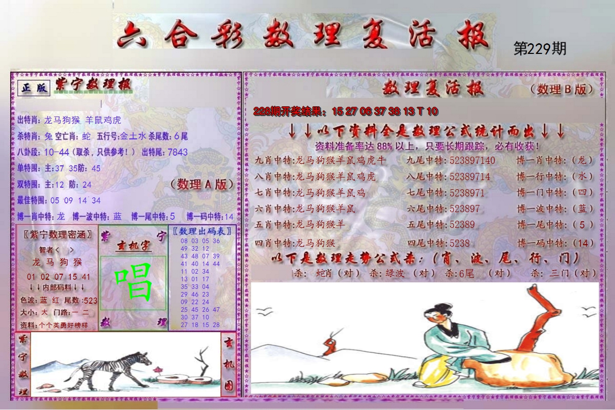 2024229期数理复活报