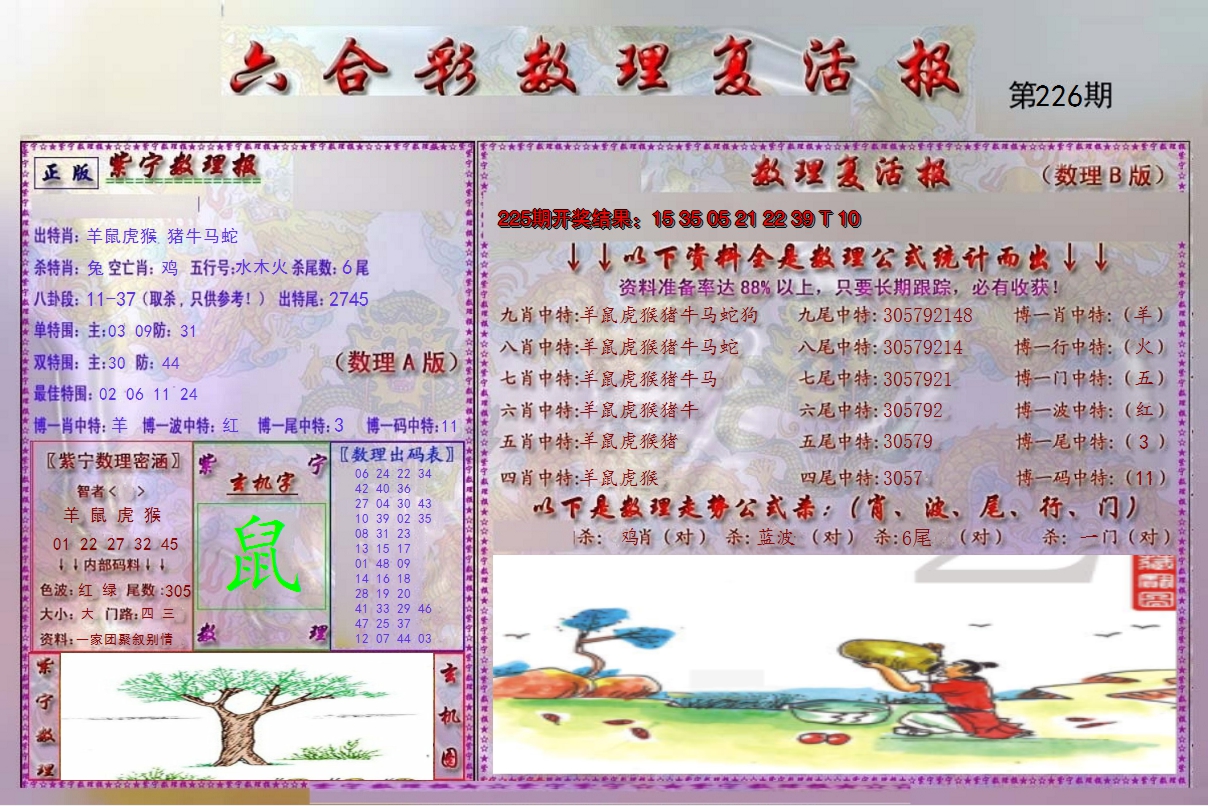 2024226期数理复活报