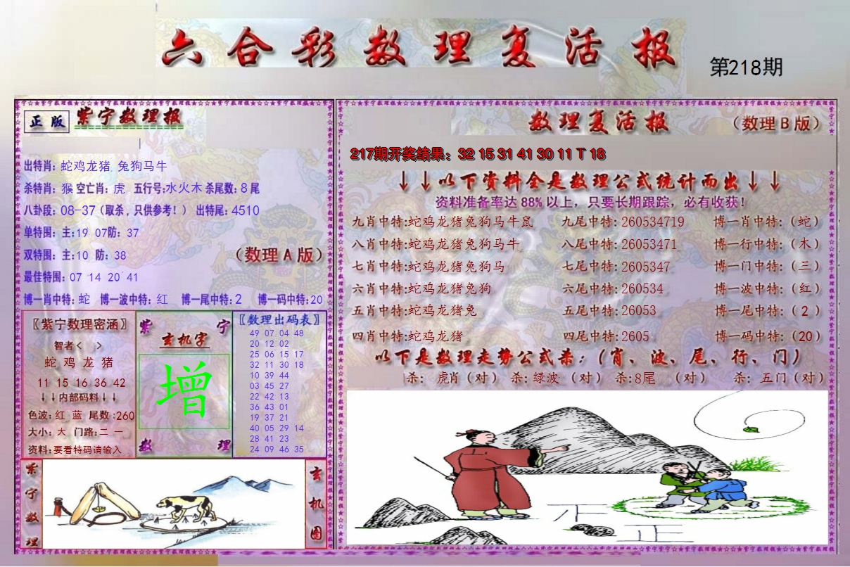 2024218期数理复活报