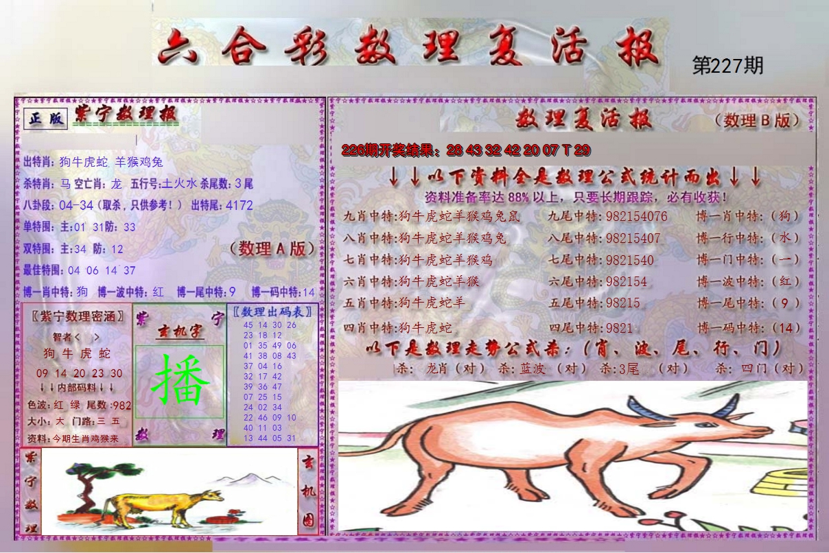2024227期数理复活报