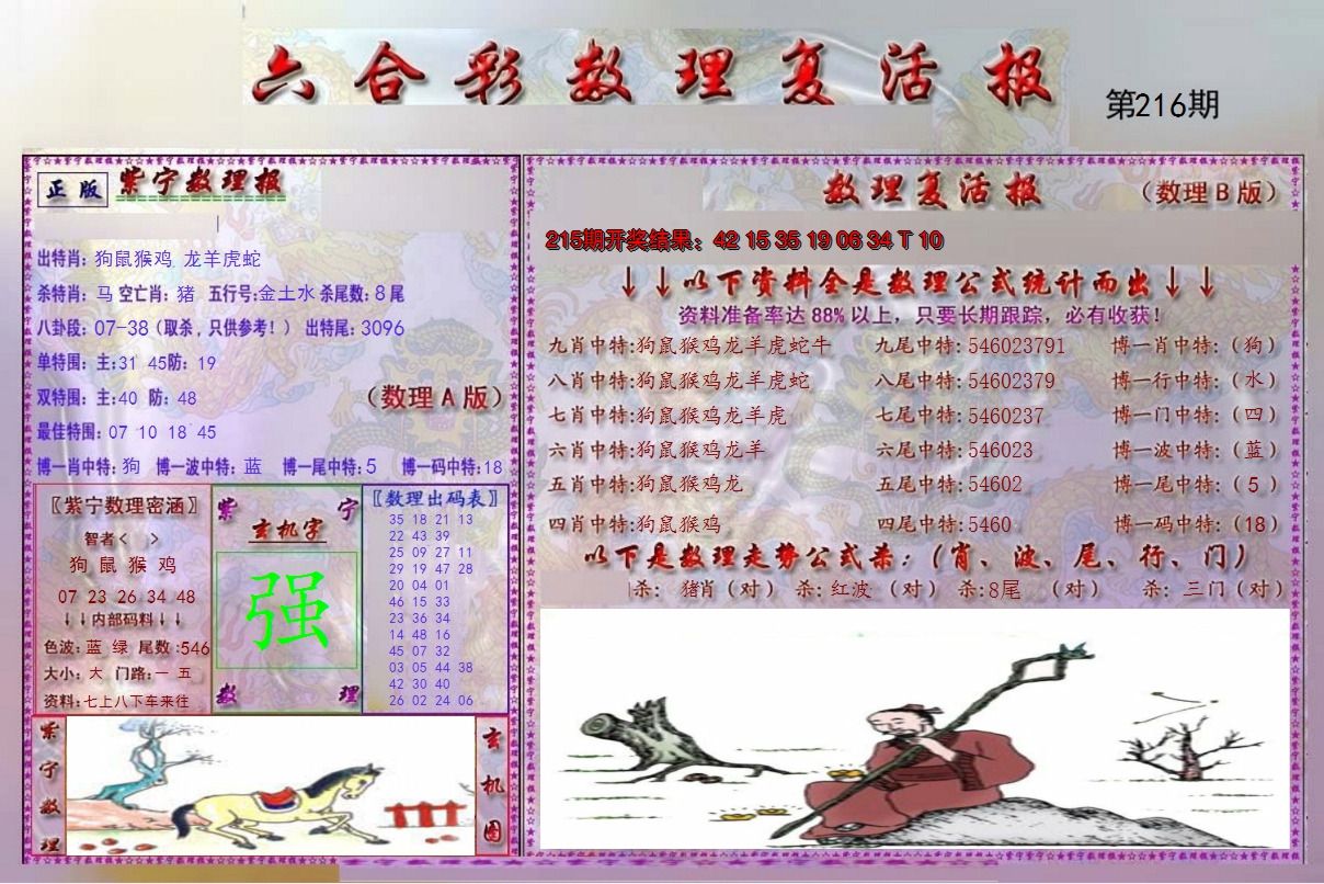 2024216期数理复活报