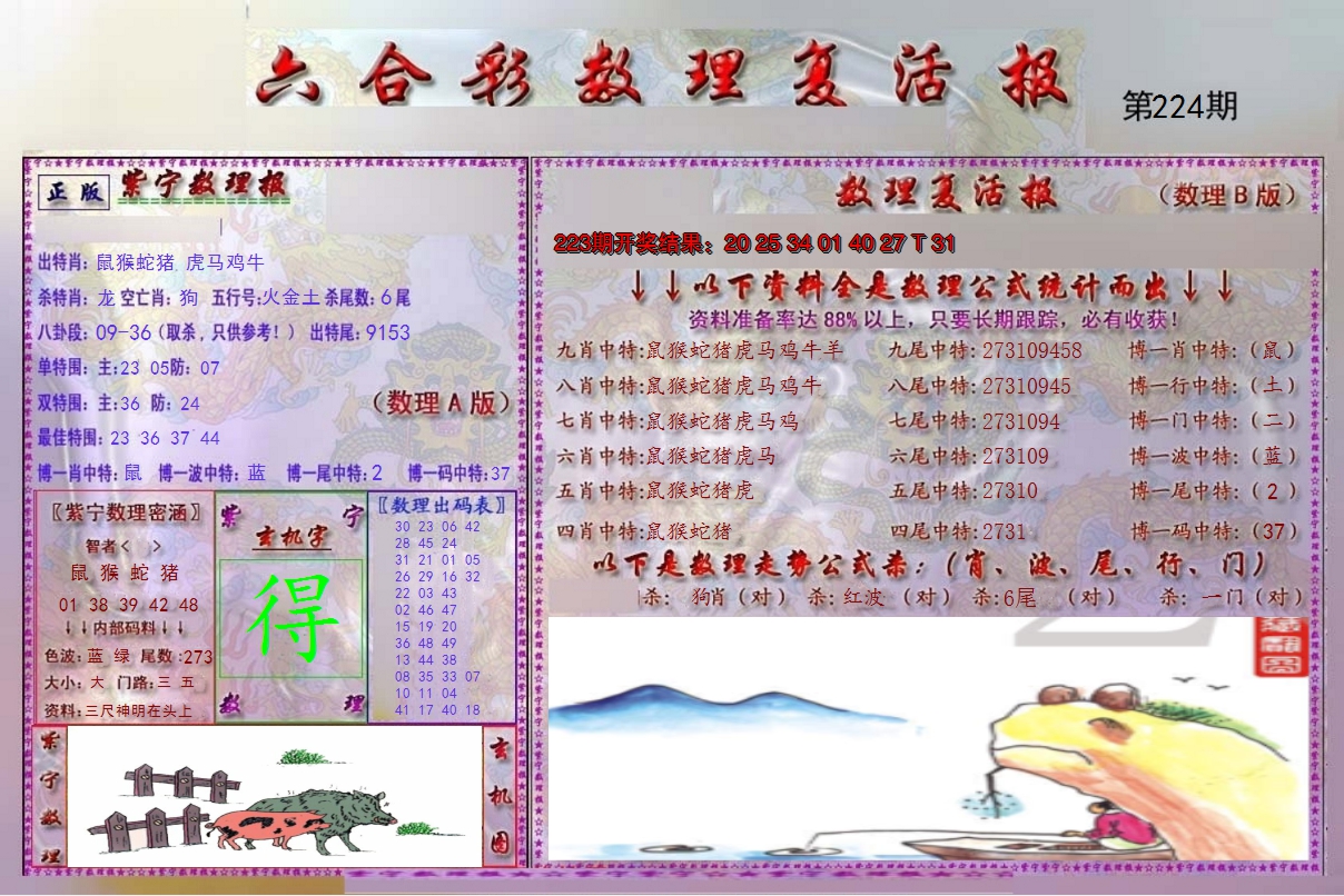 2024224期数理复活报