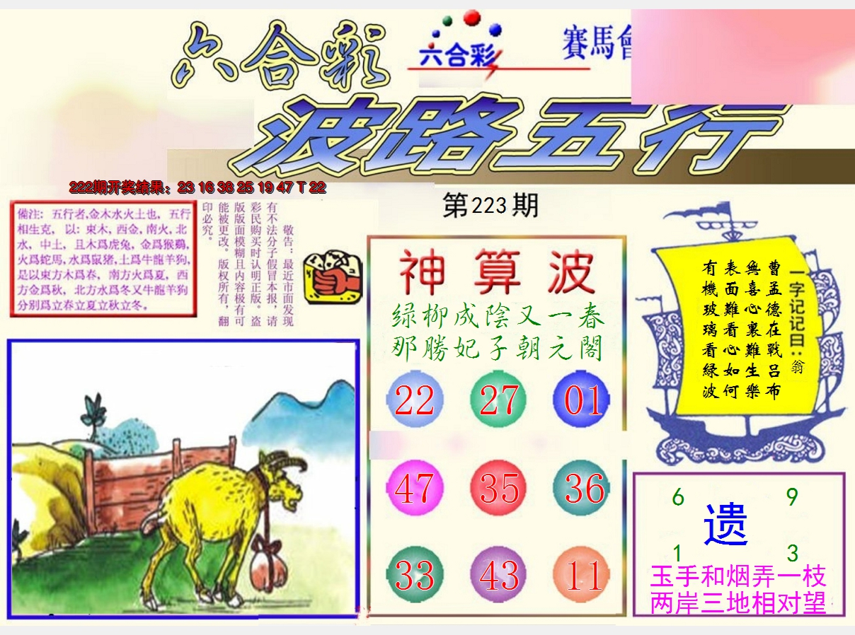 2024223期波路五行