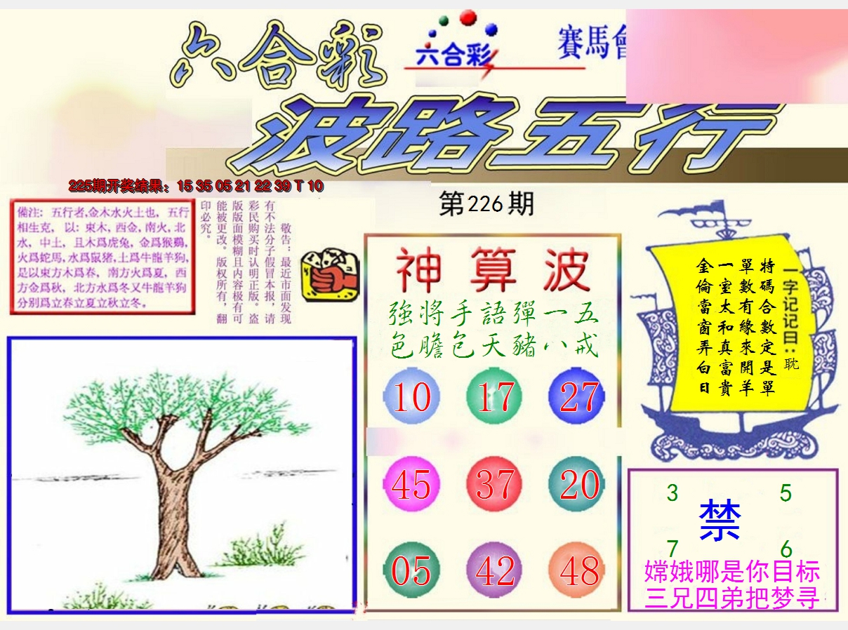 2024226期波路五行