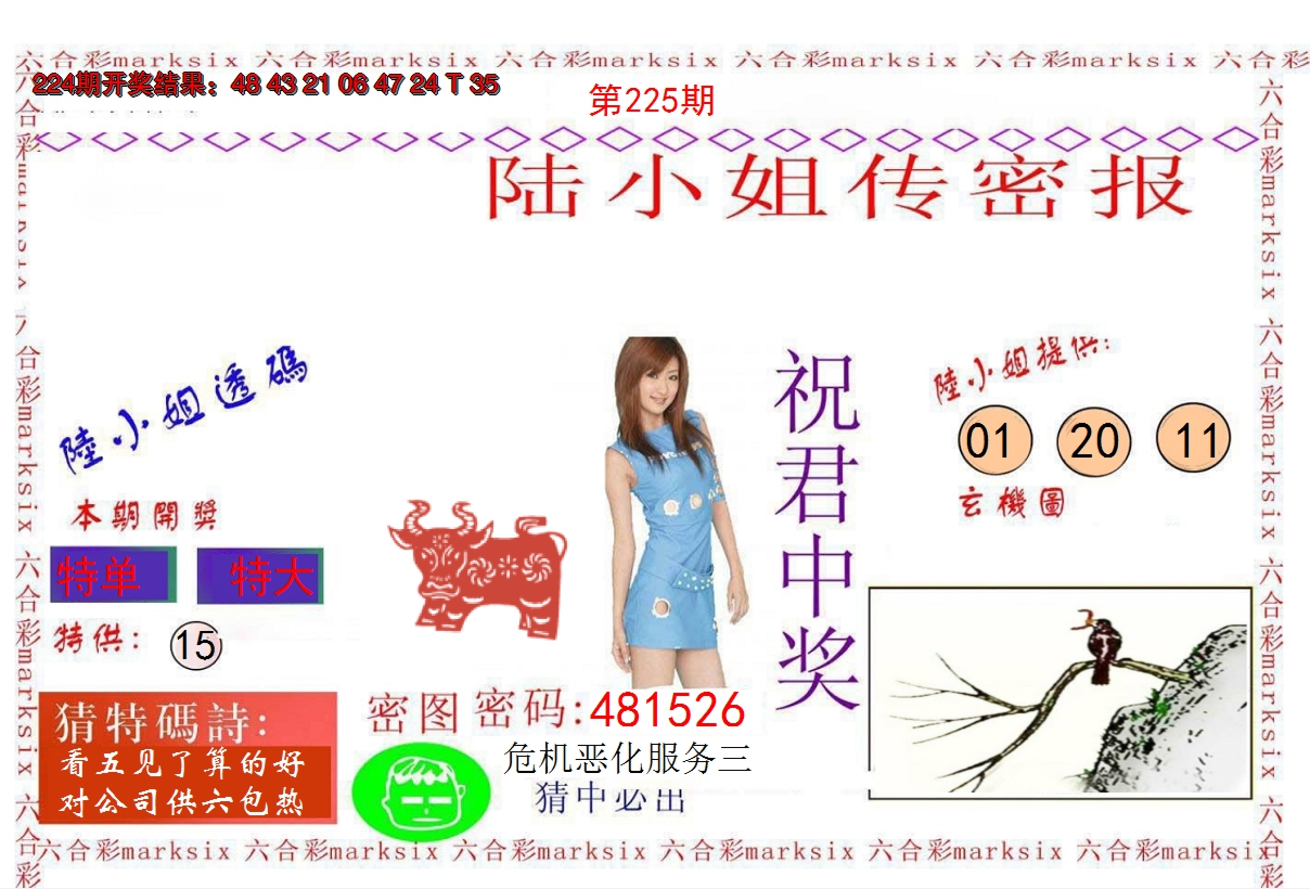 2024225期陆小姐传密A