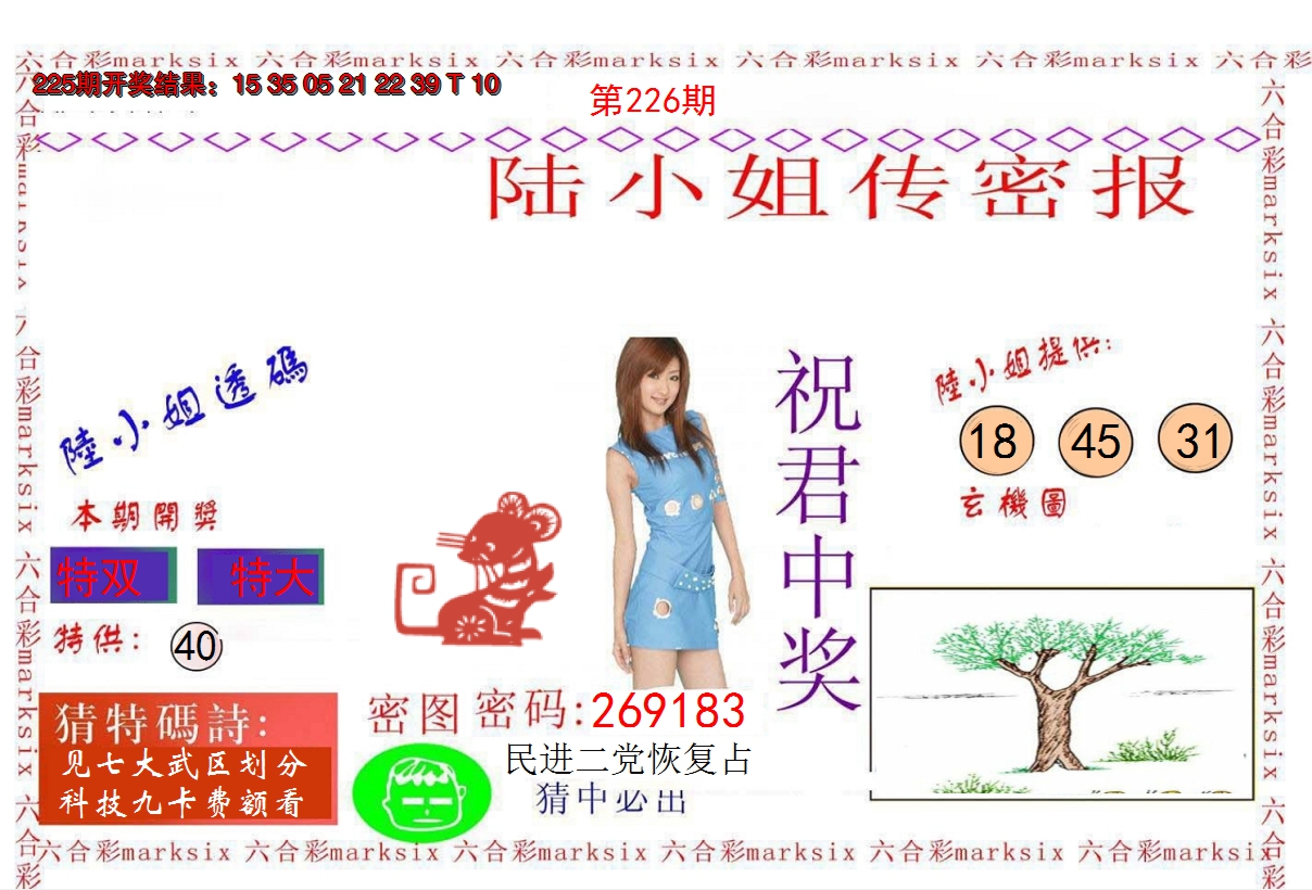 2024226期陆小姐传密A