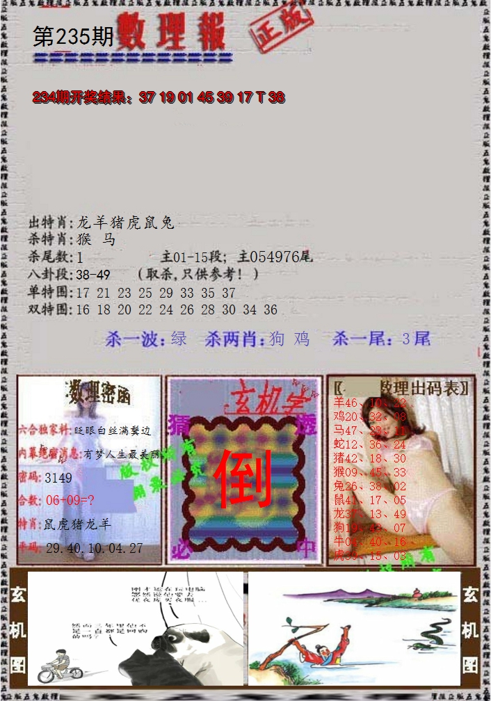 2024235期数理报