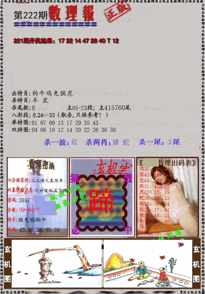 2024222期数理报