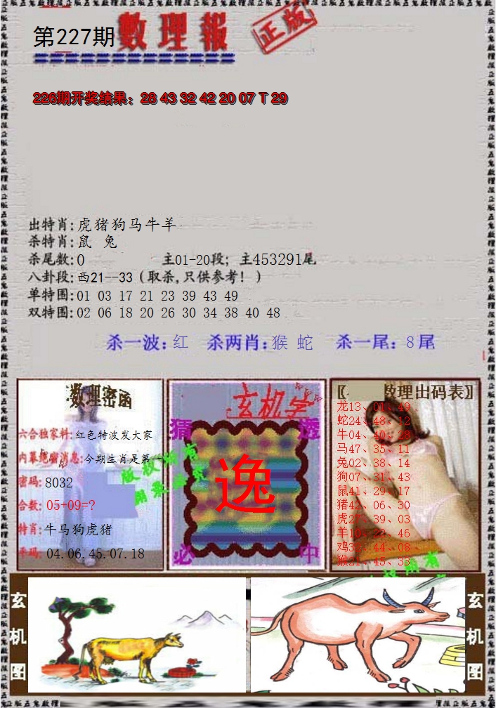 2024227期数理报