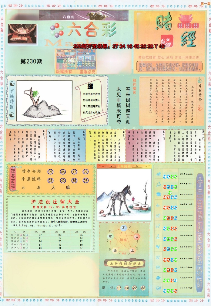 2024230期小赌经A