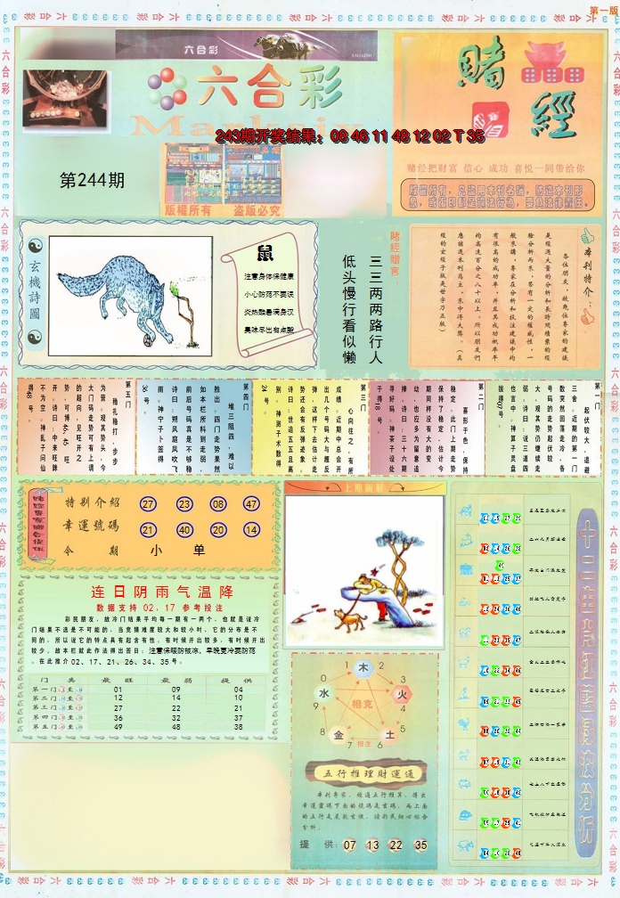 2024244期小赌经A