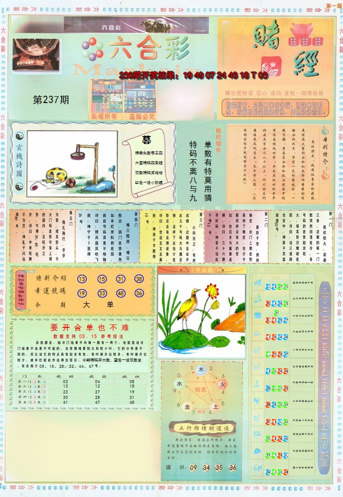 2024237期小赌经A