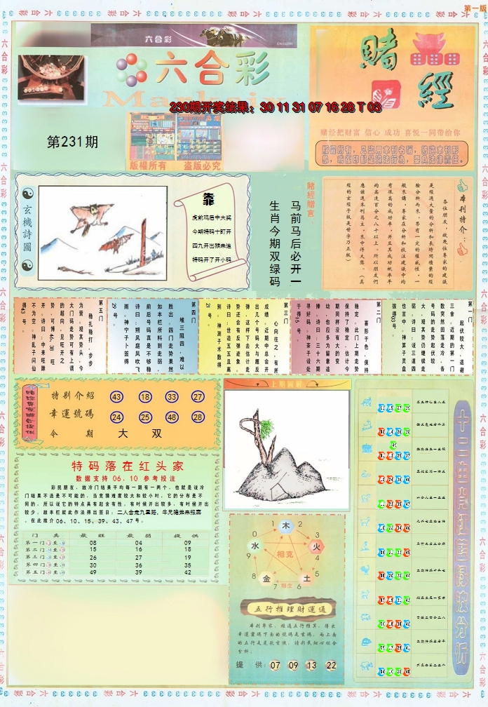 2024231期小赌经A