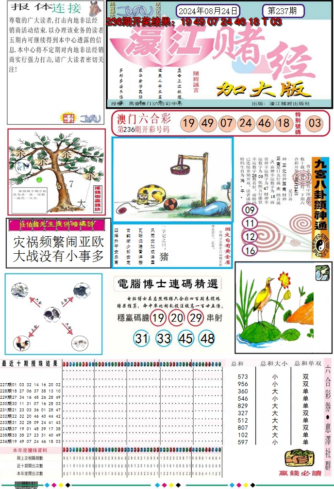 2024237期濠江赌经A加大版
