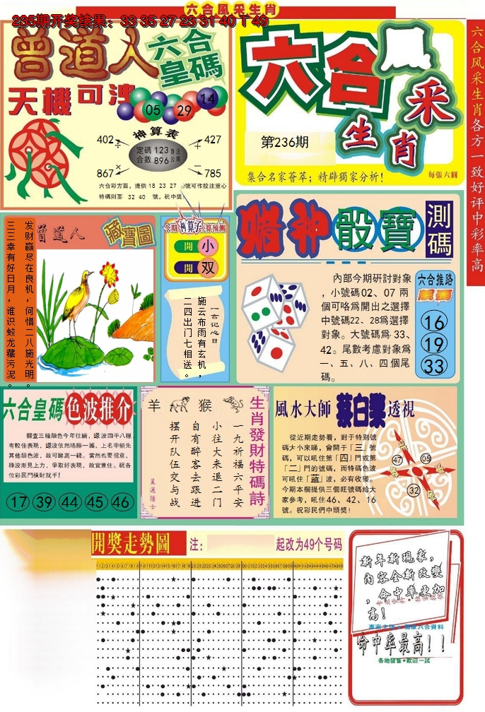 2024236期六合风采A