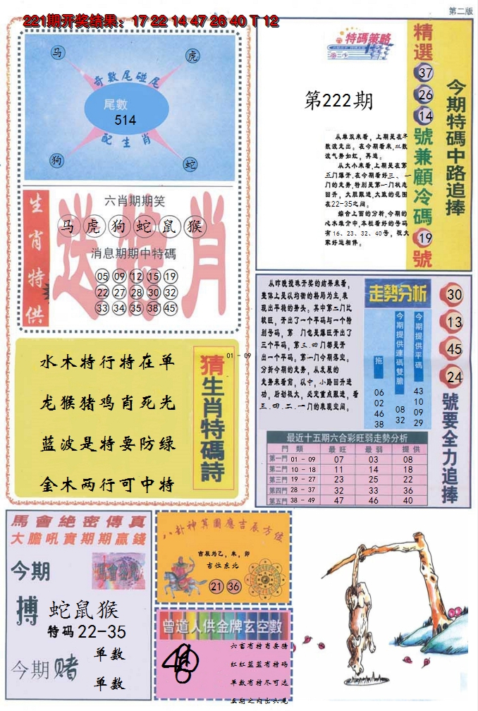 2024222期曾道人内幕消息B