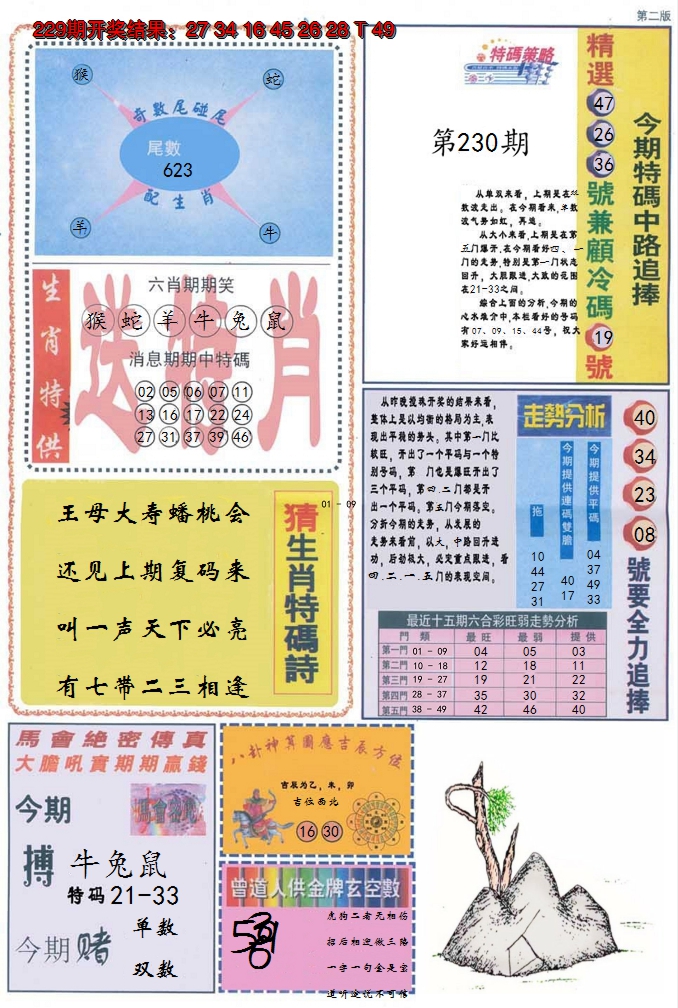 2024230期曾道人内幕消息B