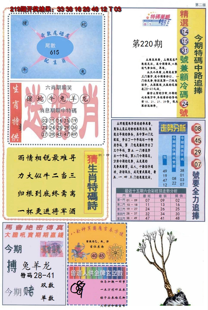 2024220期曾道人内幕消息B