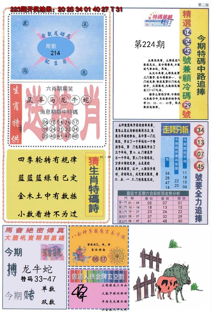2024224期曾道人内幕消息B