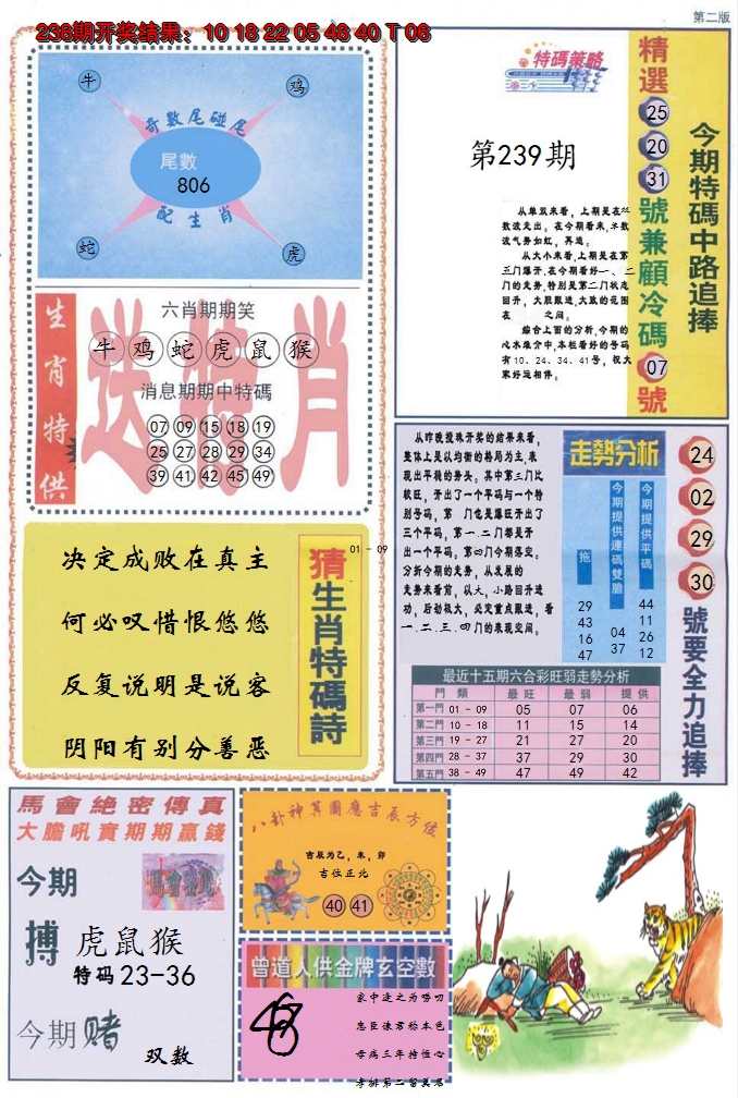 2024239期曾道人内幕消息B