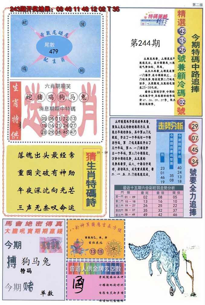 2024244期曾道人内幕消息B