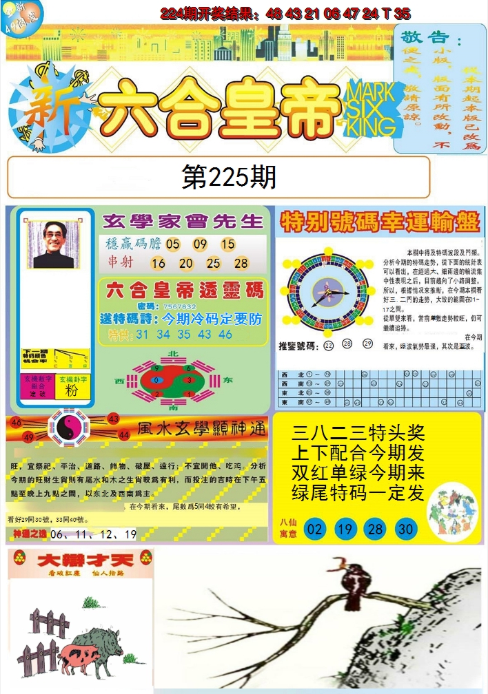 2024225期六合皇帝A