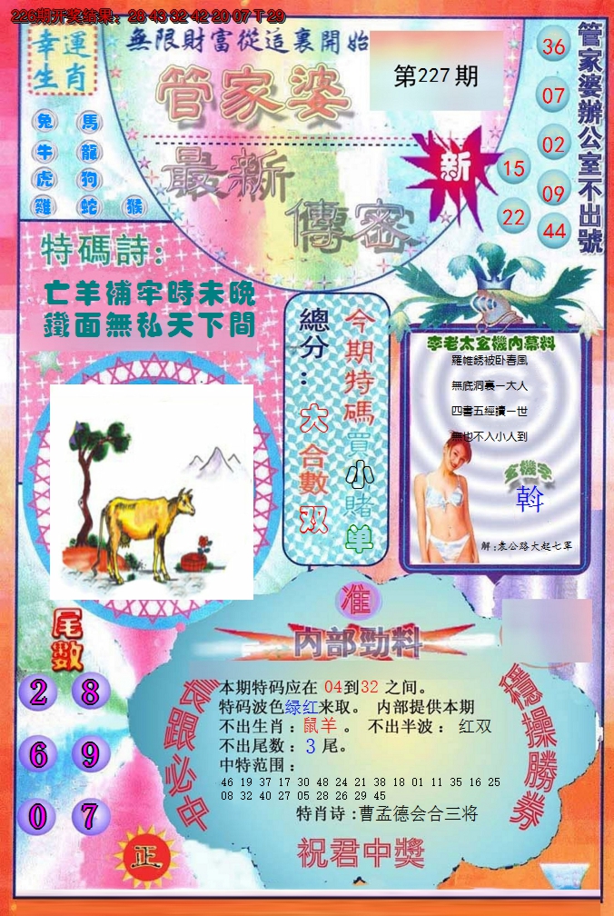 2024227期管家婆新传密