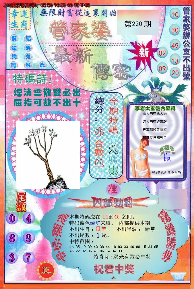 2024220期管家婆新传密