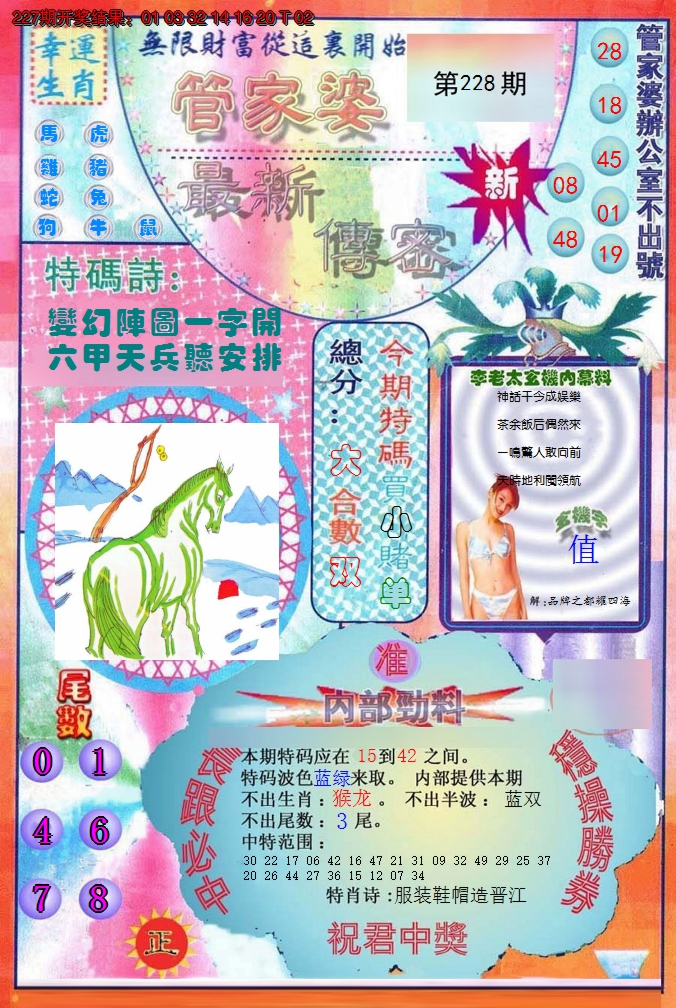 2024228期管家婆新传密