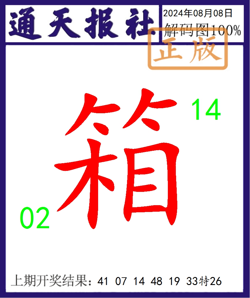 2024221期通天报解码图