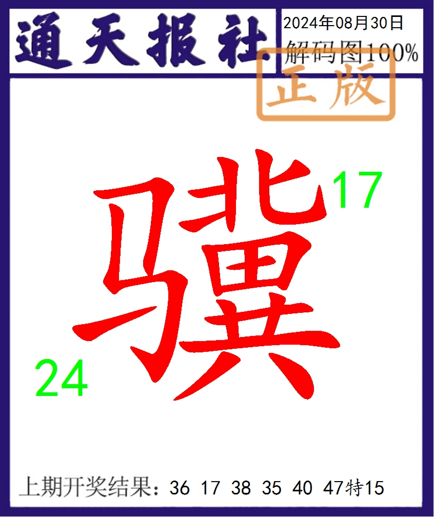 2024243期通天报解码图
