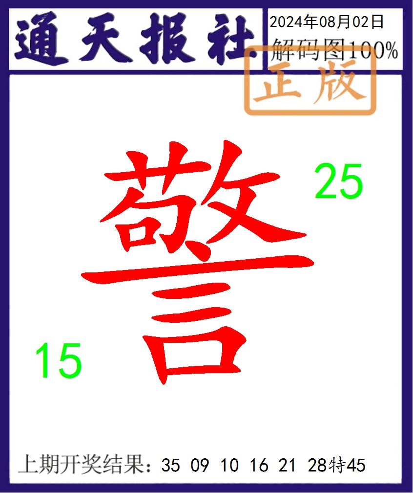 2024215期通天报解码图